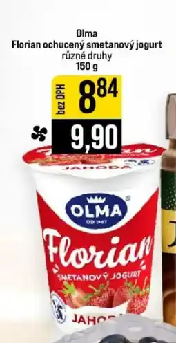 Jip Olma florian ochuceny smetanový jogurt nabídka