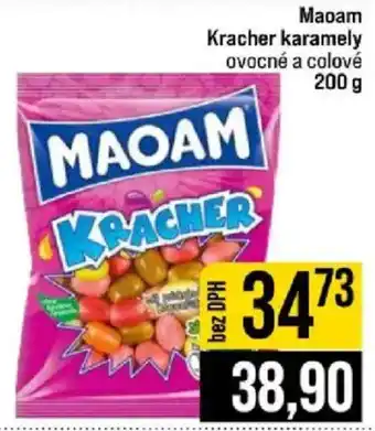 Maoam kracher karamely ovocné a colové