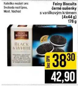 Jip Feiny Biscuits černé sušenky s vanilkovým krémem nabídka