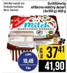 Jip Gut&Günstig oříškovo-mléčný dezert nabídka
