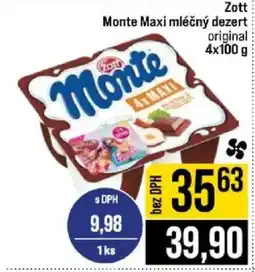 Jip Zott Monte Maxi mléčný dezert original nabídka