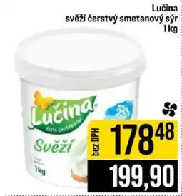 Jip Lučina svěží čerstvý smetanový sýr nabídka