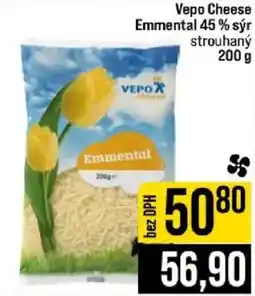 Jip Vepo cheese Emmental 45 % sýr strouhaný nabídka