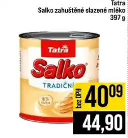 Jip Tatra Salko zahuštěné slazené mléko nabídka