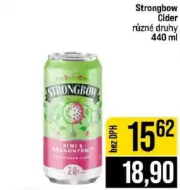 Jip Strongbow Cider různé druhy nabídka