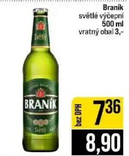 Jip Braník světlý výčepní nabídka