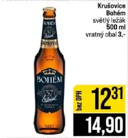 Jip Krušovice Bohém světlý ležák nabídka