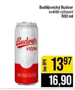 Jip Budvar světlé výčepní nabídka