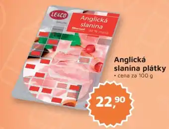 Le&co anglická slanina plátky
