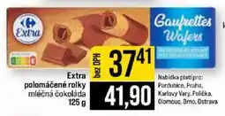 Jip Extra polomáčené rolky mléčná čokoláda nabídka