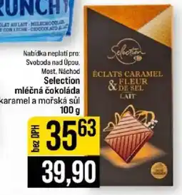 Jip Selection mléčná čokoláda nabídka