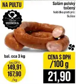 Jip Salám polský točený nabídka