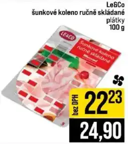 Jip Le&Co šunkové kolenro ručně skládané nabídka