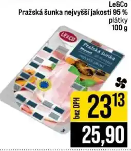 Jip Le&Co pražská šunka nejvyšší jakostí nabídka