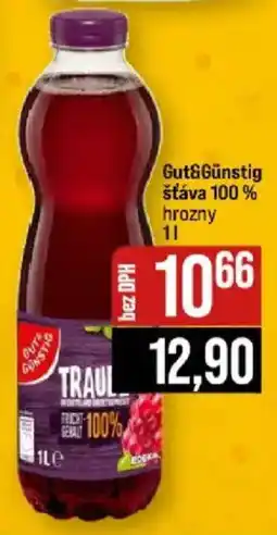 Jip Gut&Günstig šťáva 100 % hrozný nabídka