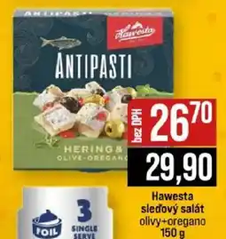 Jip Hawesta sleďový salát olivy+oregano nabídka