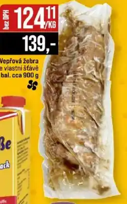 Jip Vepřová žebra ve vlastní šťávě nabídka