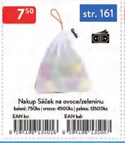 Qanto Sáček na ovoce/zeleninu nabídka