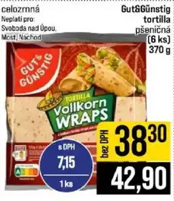 Jip Gut&Günstig tortilla pšeničná nabídka