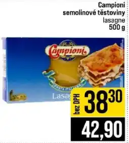 Jip Campioni semolinové těstoviny lasagne nabídka
