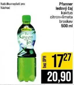 Jip Pfanner ledový čaj kaktus citron+limeta broskev nabídka