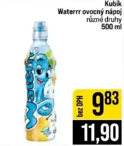 Jip Kubik Waterrr ovocný nápoj nabídka
