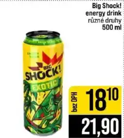 Jip Big Shock! energy drink nabídka