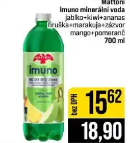 Jip Mattoni imuno minerální voda nabídka