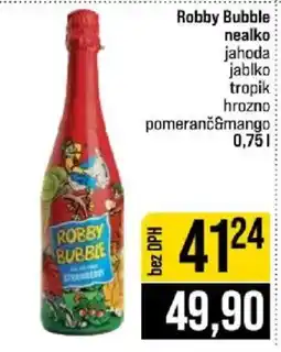 Jip Robby Bubble nealko jahoda jablko tropik hrozno pomeranč&mango nabídka