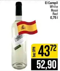 Jip El Campil White Rosé Red nabídka