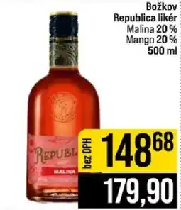 Jip Božkov republica likér malina nabídka