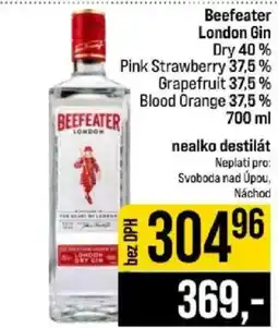 Jip Beefeater London Gin nabídka