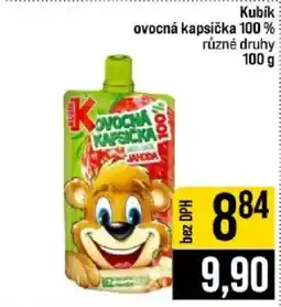 Jip Kubík ovocná kapsička 100 % nabídka