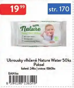 Qanto Ubrousky vlhčené Nature Water nabídka