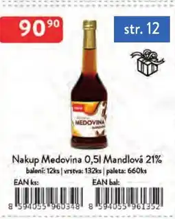 Qanto Nakup Medovina Mandlová 21% nabídka