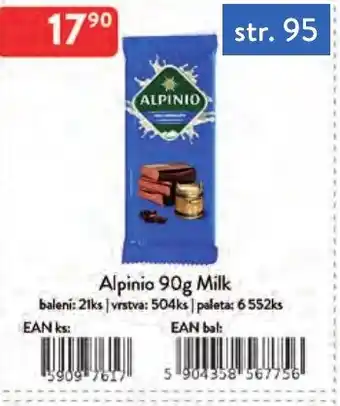 Qanto Alpinio milk nabídka