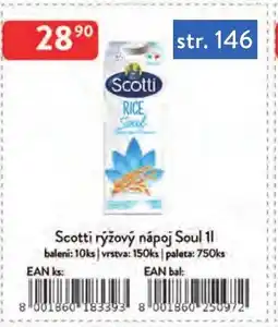 Qanto Scotti rýžový nápoj Soul nabídka