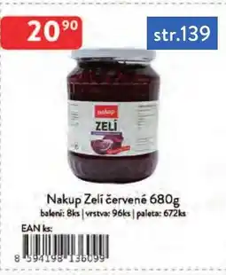 Qanto Nakup Zeli červené nabídka