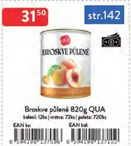 Qanto Broskve púlené Qua nabídka