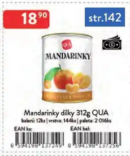Qanto Mandarinky dílky Qua nabídka