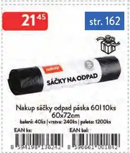 Qanto Nakup sáčky odpad páska nabídka