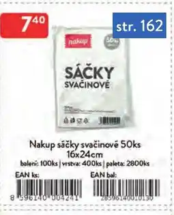 Qanto Nakup sáčky svačinové nabídka