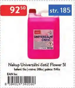 Qanto Nakup Univerzální čistič Flower nabídka