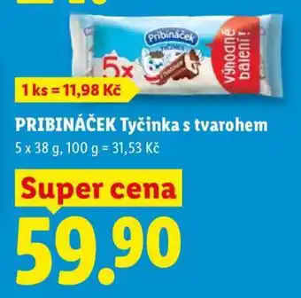 Pribináček Tyčinka s tvarohem