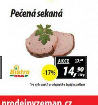 ZEMAN Pečená sekaná nabídka