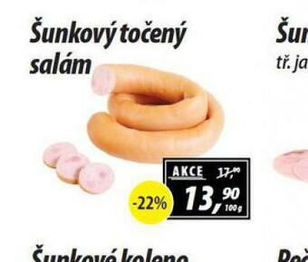 Šunkový točený salám