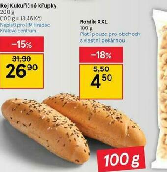 Tesco Rohlík xxl nabídka