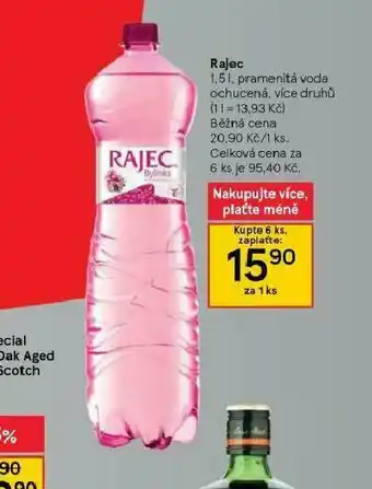 Tesco Rajec ochucená voda nabídka