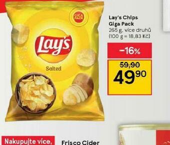 Tesco Lay´s chips giga pack nabídka