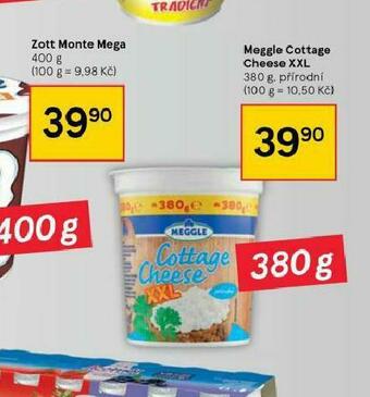 Tesco Meggle cottage cheese xxl nabídka